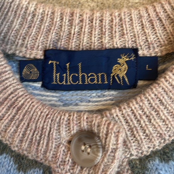 Farm Scene Cottage Core Knitted Cardigan - Picture 2 of 4